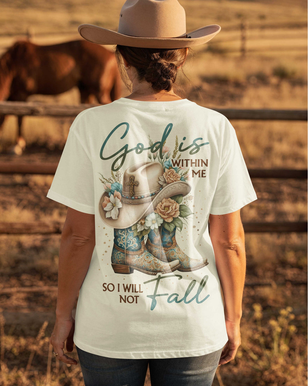 God Is Within Me So I Will Not Fall T-Shirt