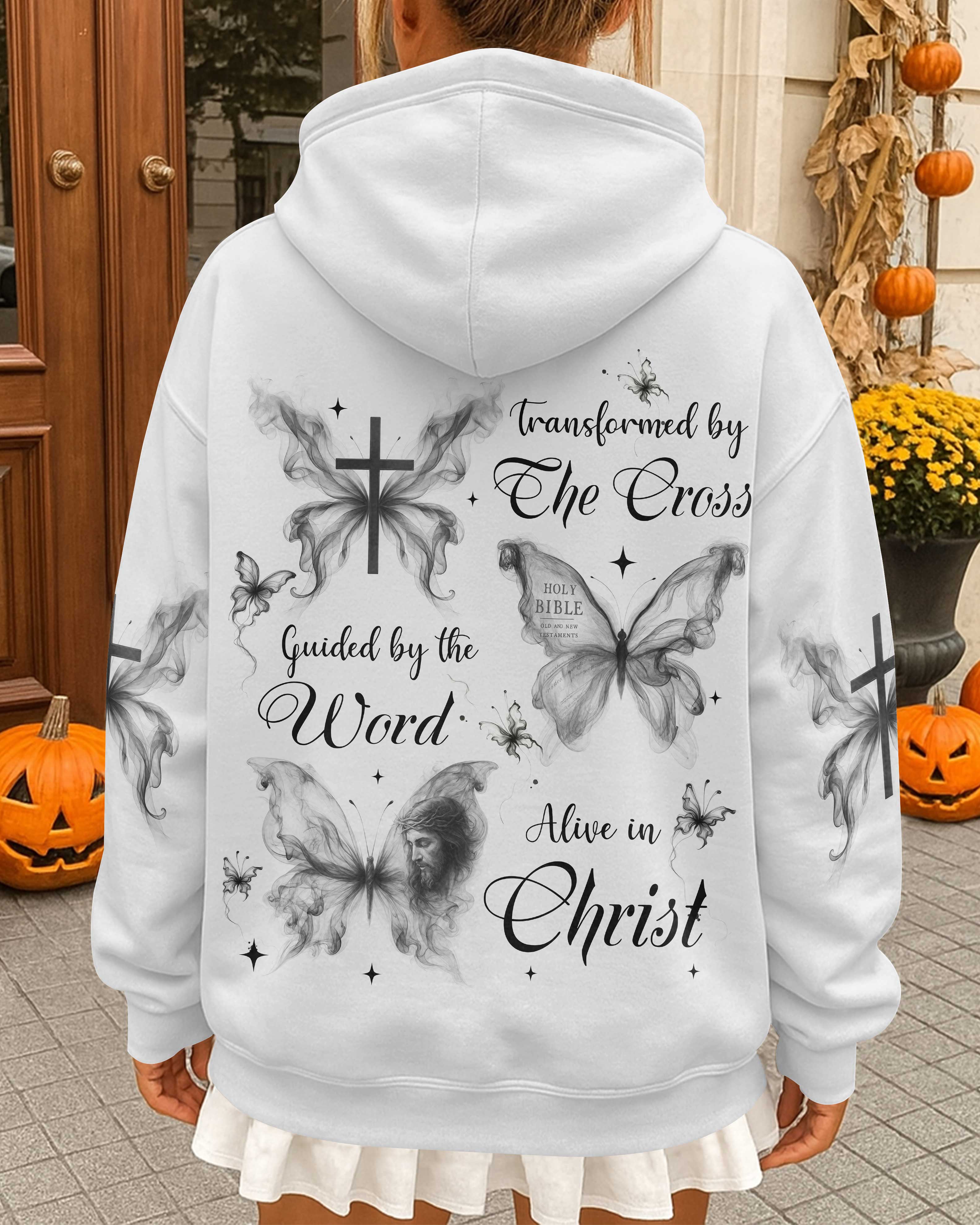 Transformed By The Cross Guided By The Word Alive In Christ T-Shirt