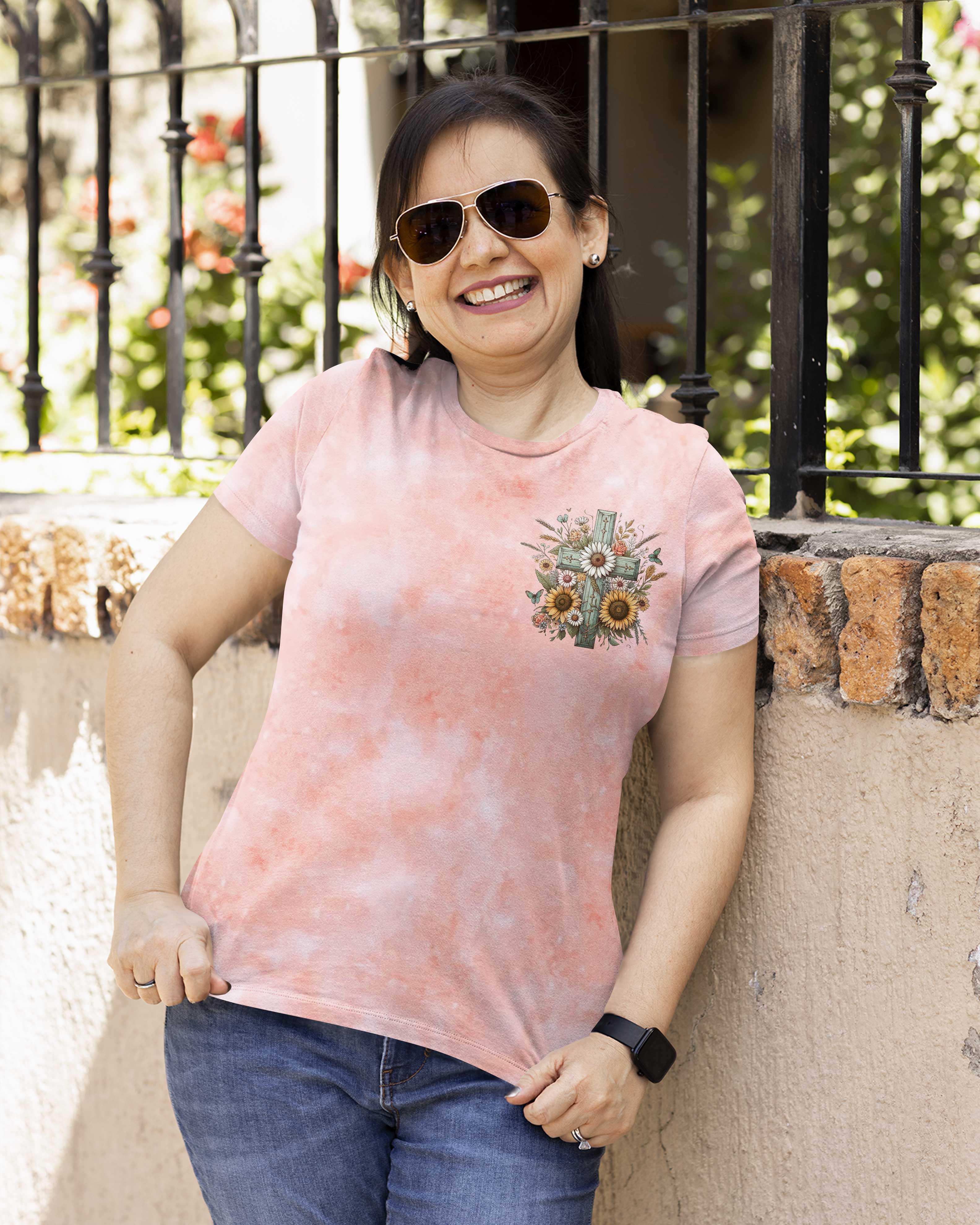 Clothed in Strength & Dignity – Mama Edition All Over Print T-shirt