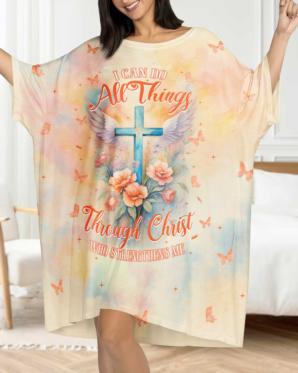 I Can Do All Things Through Christ Who Strengthens Me Sleep Tee