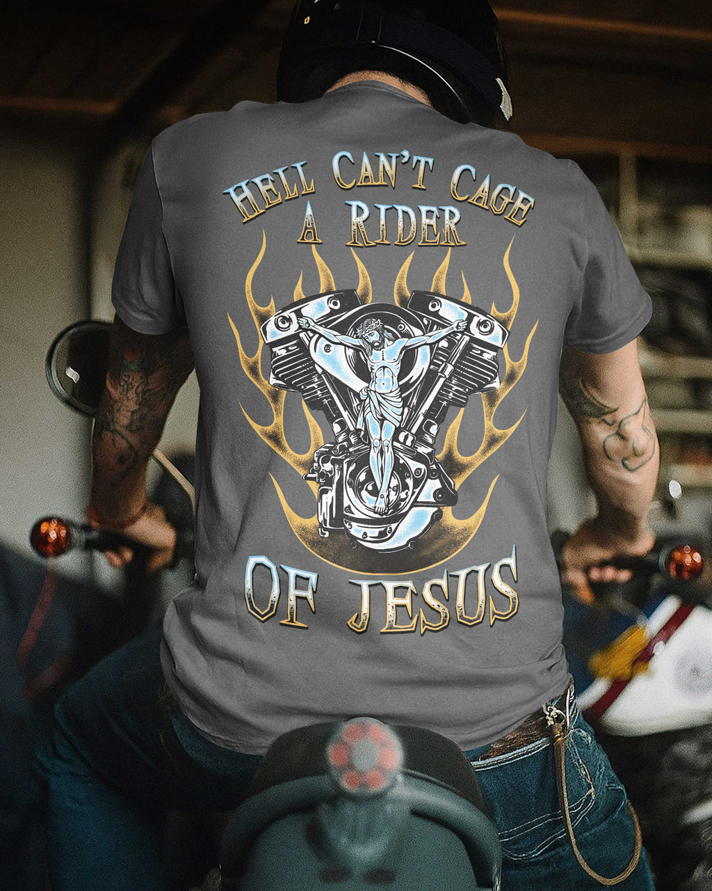 Hell Can't Cage All Over Print T-Shirt
