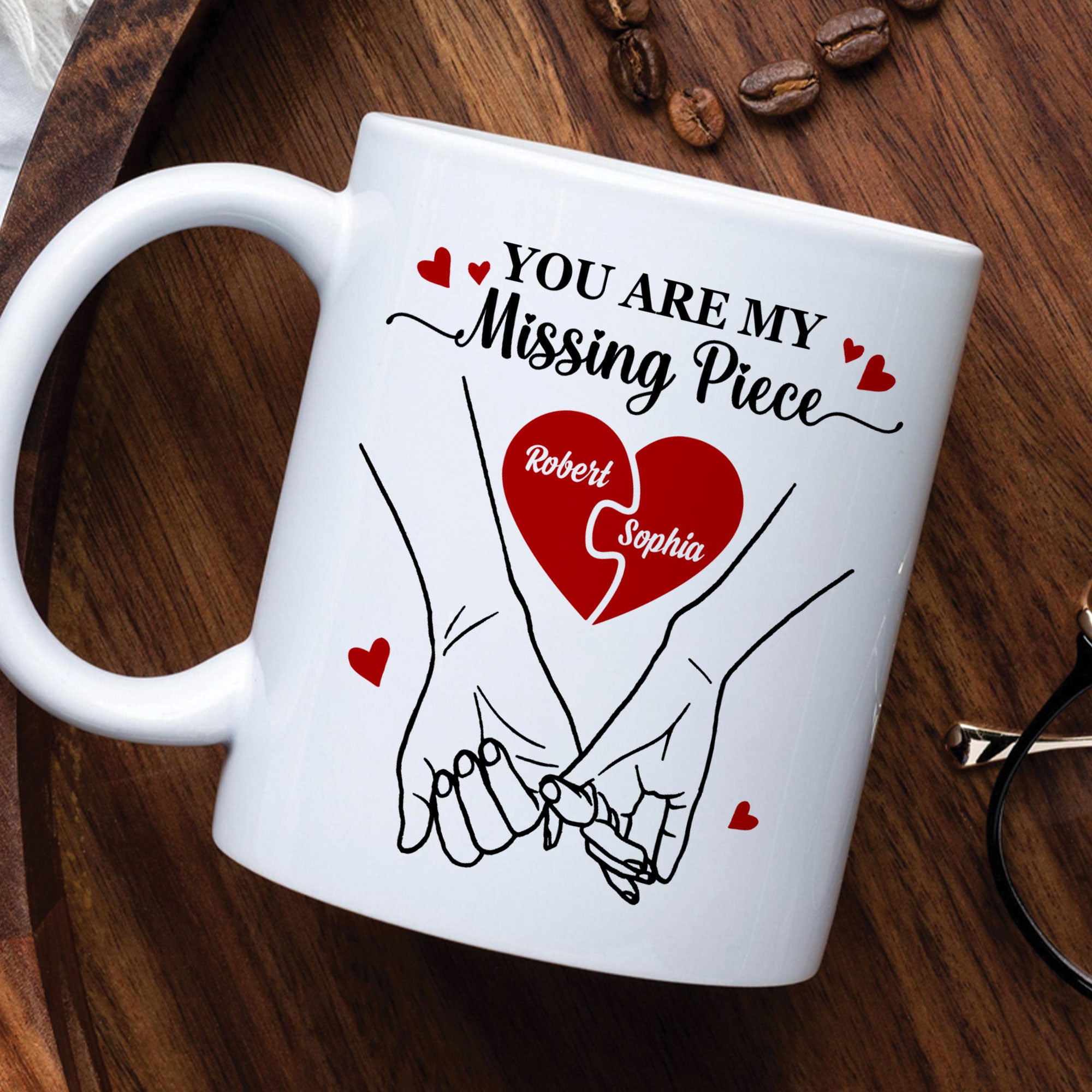 You Are My Missing Piece Personalized Mug