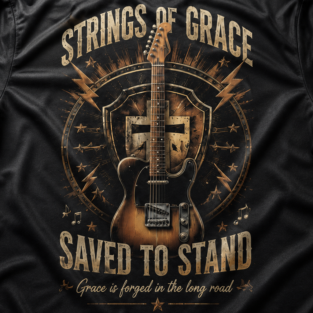 Strings Of Grace Saved To Stand T-Shirt