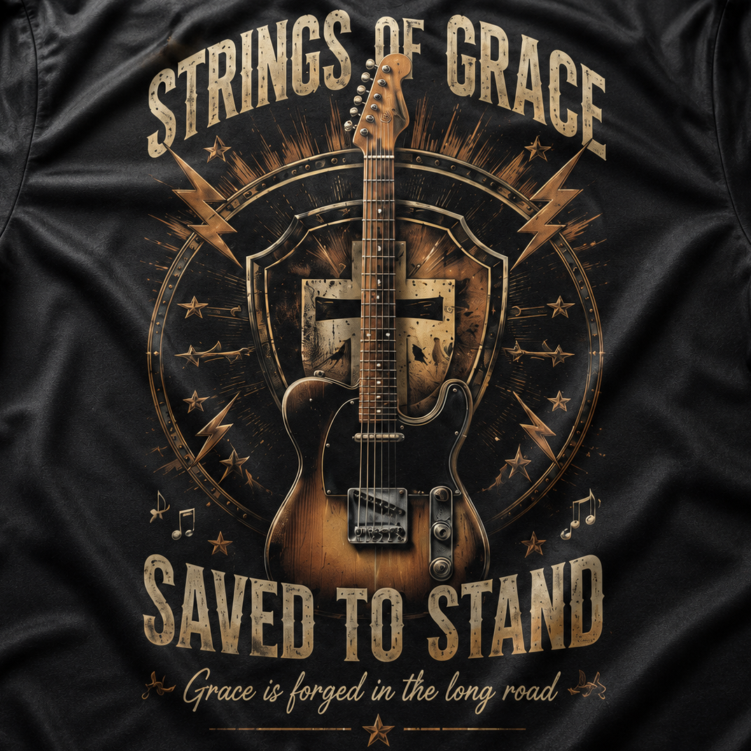 Strings Of Grace Saved To Stand T-Shirt