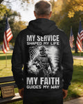 My Service Shaped My Life My Faith Guides My Way Hoodie