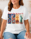 She Loves Jesus and America Too T-Shirt