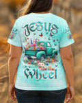 Jesus Take The Wheel All Over Print T-shirt