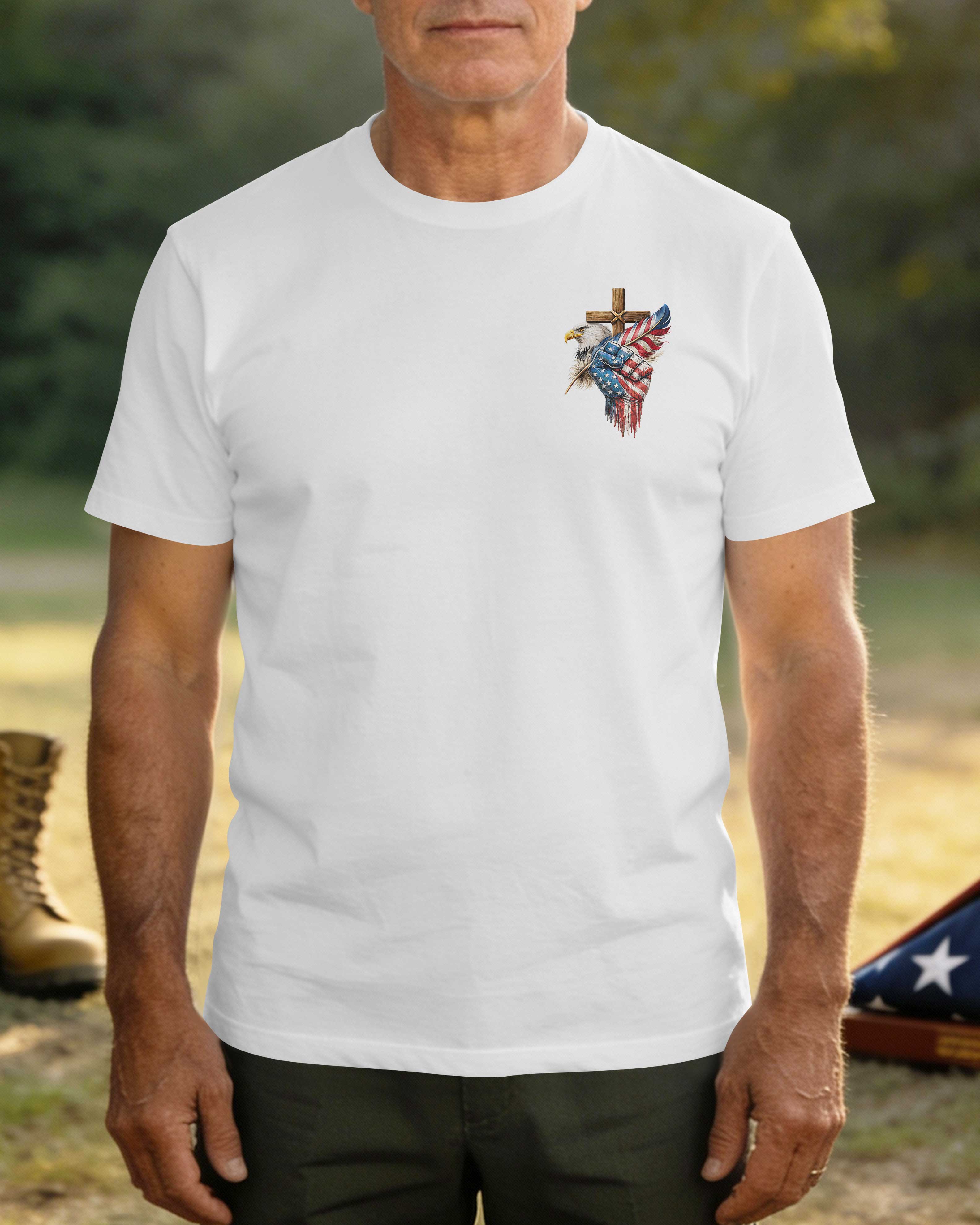 Blessed Nation. Enduring Faith. 250 Years Free. T-Shirt