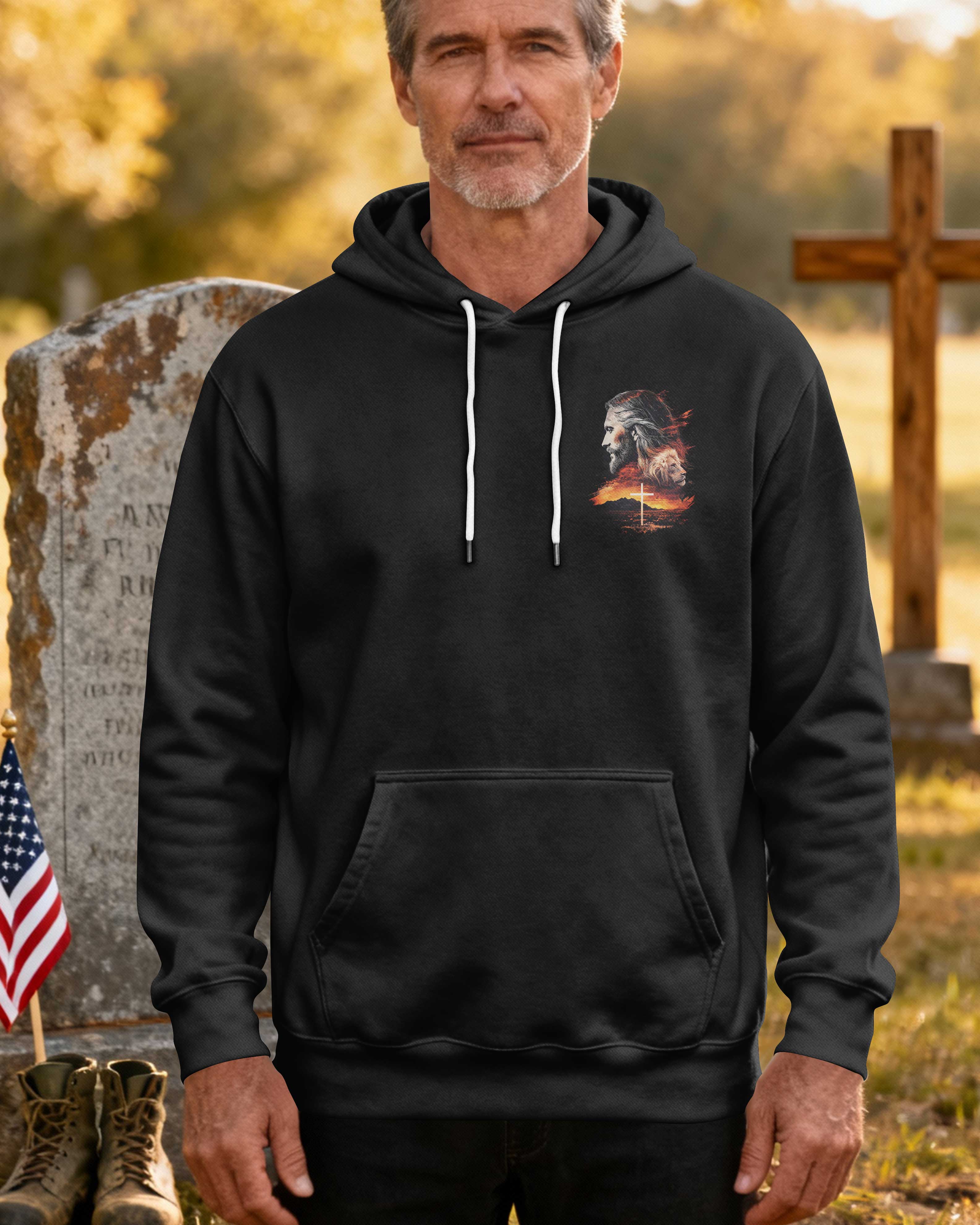 He Carried The Cross Not Because He Was Weak But Because True Strength Knows When To Sacrifice Hoodie