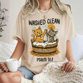 Washed Clean Cat Lovers T-Shirt