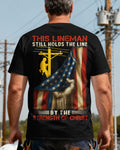 This Lineman Still Holds The Line By The Strength Of Christ T-Shirt