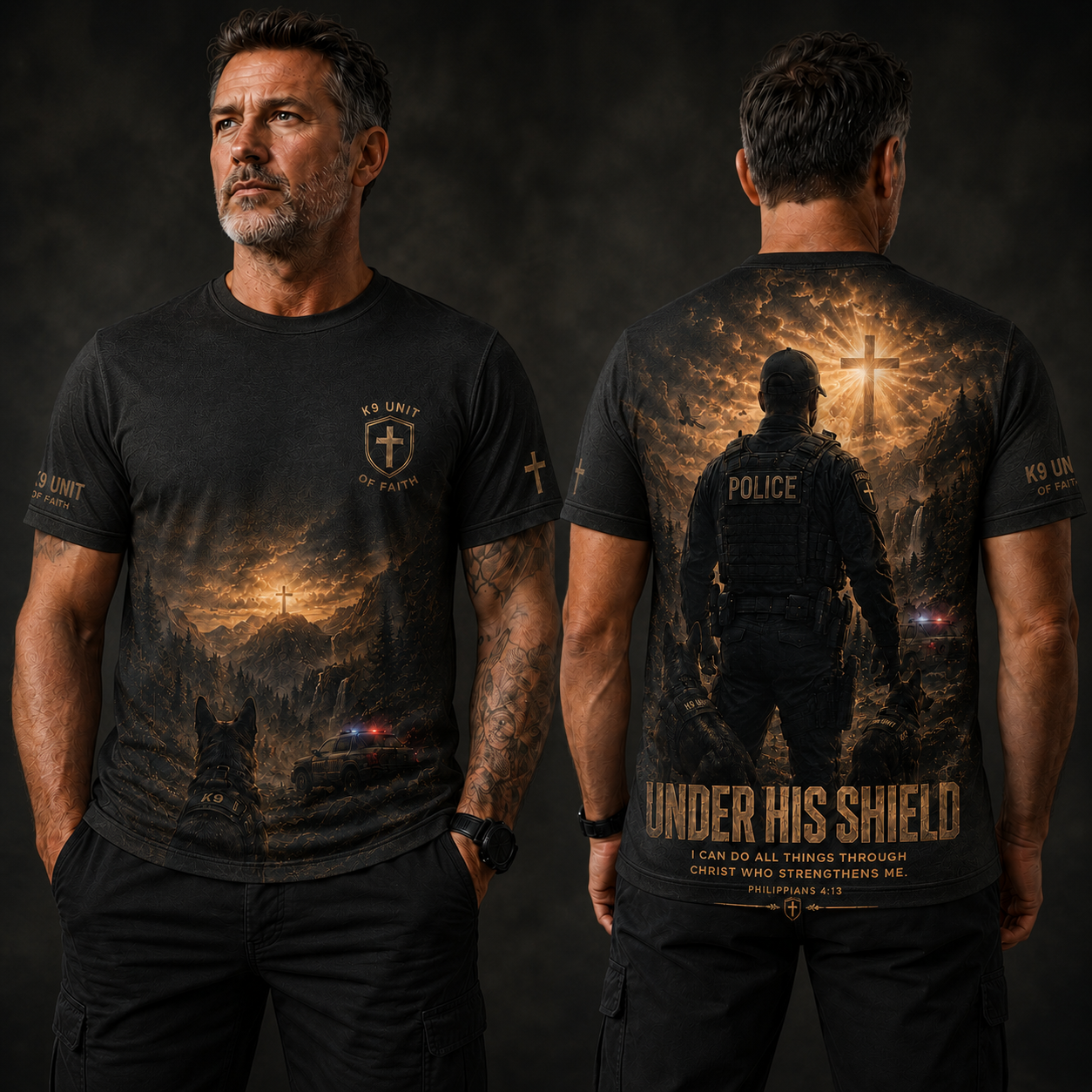 Under His Shield T-Shirt