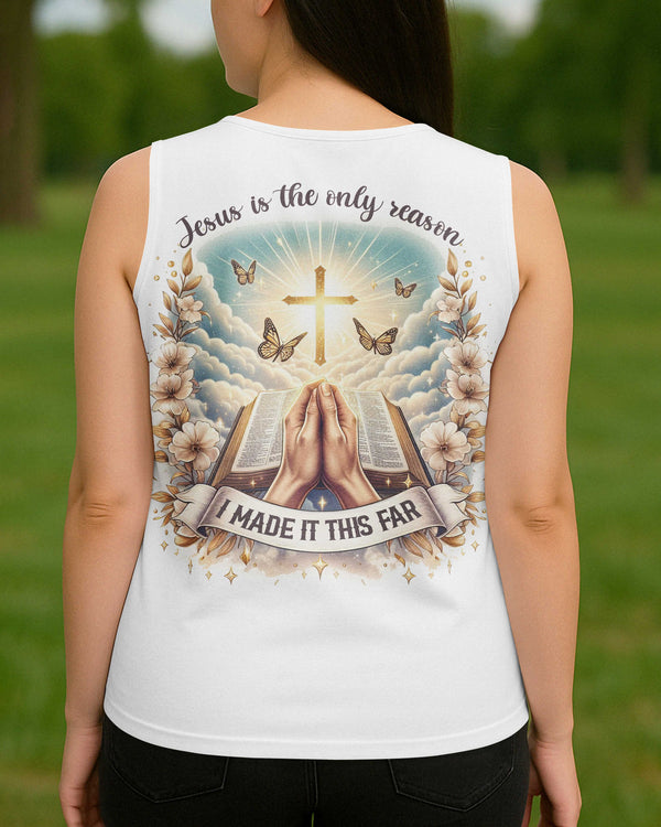 Jesus Is The Only Reason V-neck Tank Top