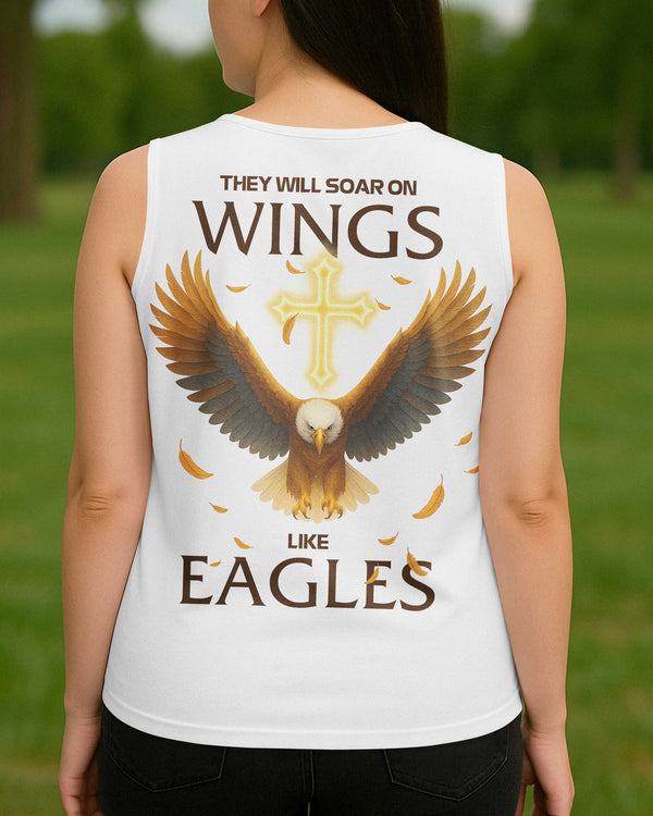 They Will Soar On Wings V-neck Tank Top