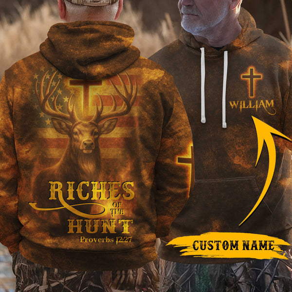 Riches Of The Hunt All Over Print Hoodie