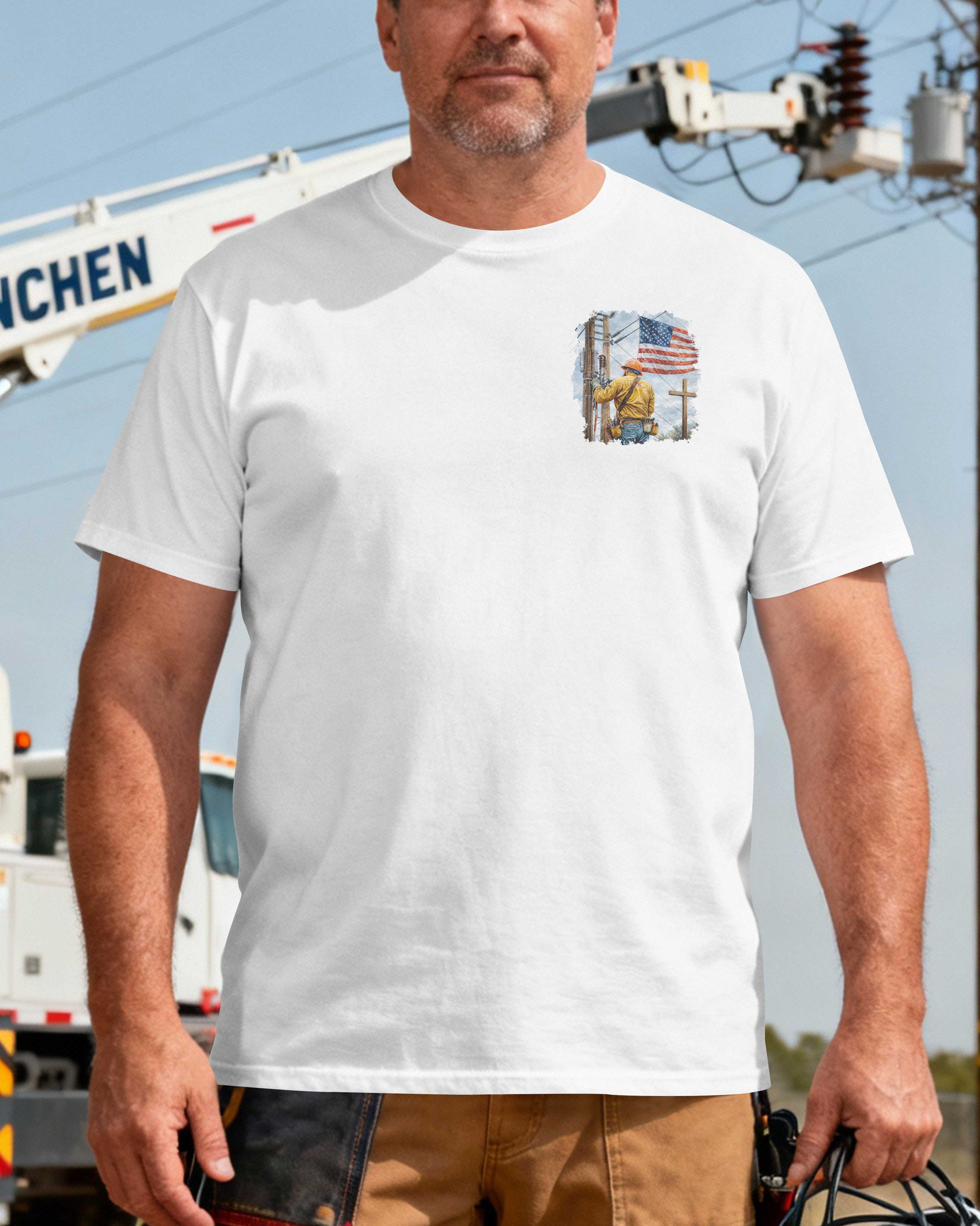 God Gives The Strength I Fix The Lines T-Shirt