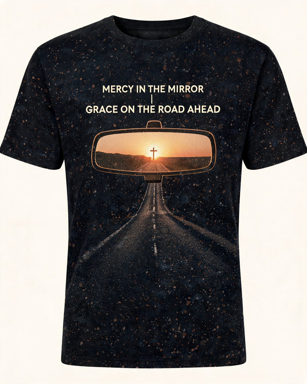 Christian Biker Shirts Mercy In The Mirror AOP T-shirt