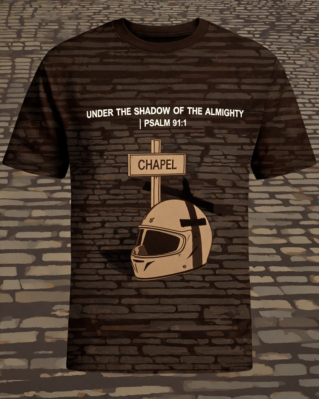 Christian Biker Shirts Under The Shadow AOP T-shirt