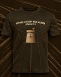Christian Biker Shirts Refuge At Every Mile Marker AOP T-shirt