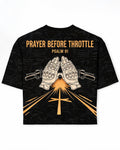 Christian Biker Shirts - Prayer Before Throttle Short Sleeve AOP T-shirt