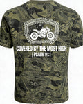 Christian Shirt Camo Covered By The Most High Biker AOP Tee