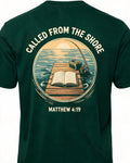 Christian Fishing Shirt - Called From The Shore Lake Badge Short-sleeve AOP T-shirt
