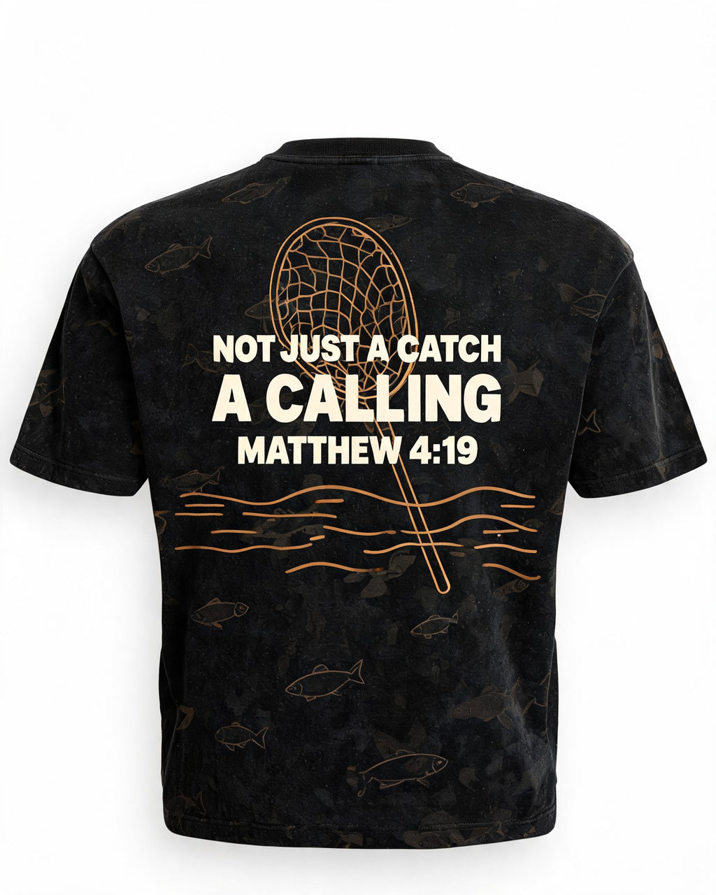 Christian Shirt Minimalist - Not Just A Catch Short-sleeve AOP T-shirt