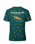 Christian Shirt Cute - Grace On The Line Short-sleeve AOP T-shirt