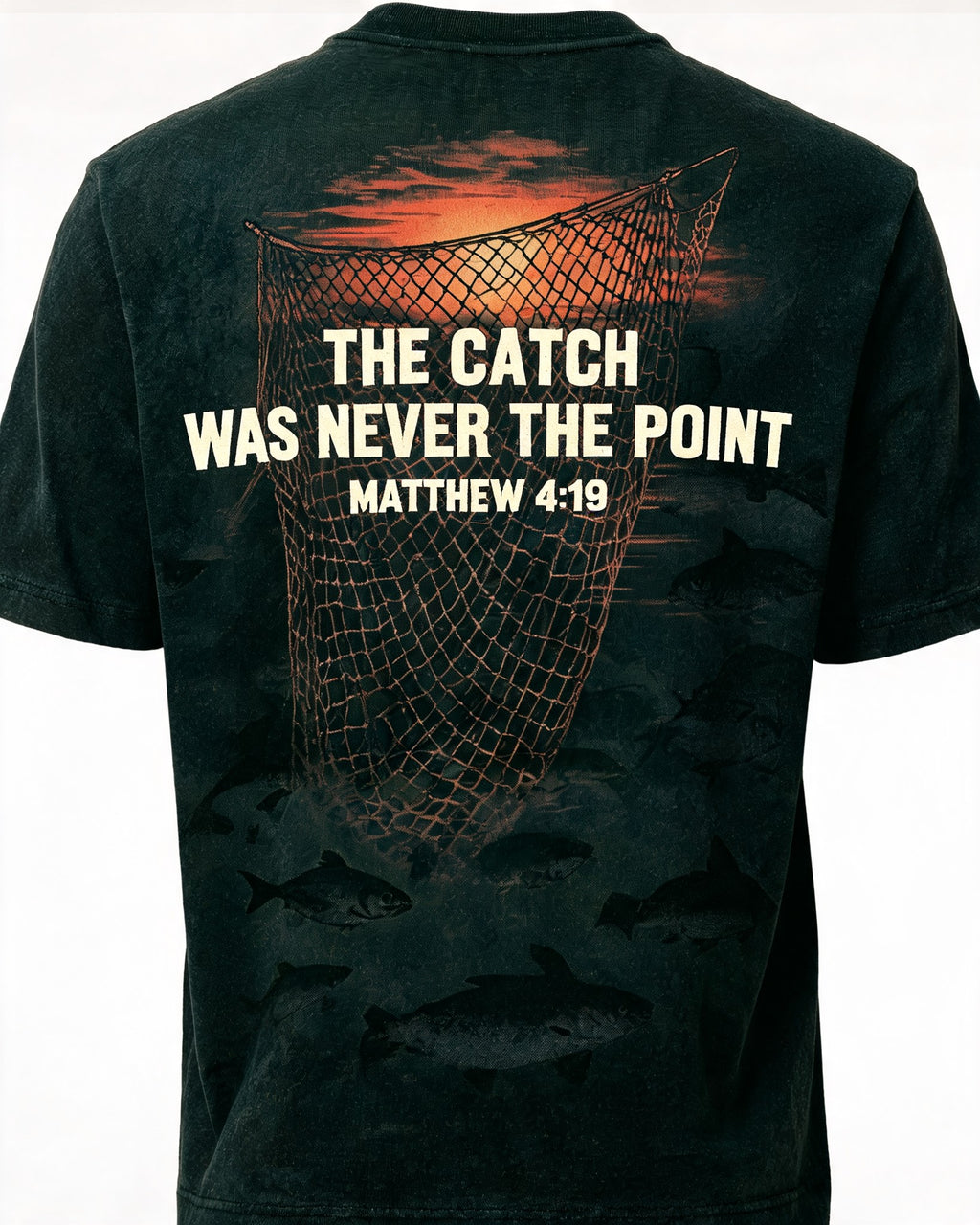 Christian Shirt Minimalist - The Catch Was Never The Point Short-sleeve AOP T-shirt
