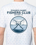 Custom Christian Fishing Shirt - Fishers Club Faith Fishing Short Sleeve AOP T-shirt