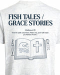 Faith Fishing Shirt - Fish Tales Grace Stories Short Sleeve AOP T-shirt