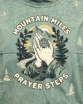 Christian Shirt Green Mountain Prayer Hiking AOP Tee