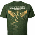 Christian Hiking Shirt Graphic Isaiah 40 31 AOP T-shirt