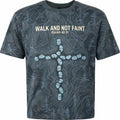 Christian Shirt Minimalist Walk And Not Faint Hiking AOP T-shirt