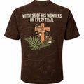 Christian Hiking Shirts For Women Witness His Wonders AOP T-shirt