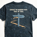 Christian Shirt Cross Narrow Path Hiking AOP T-shirt