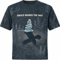 Christian Shirt Cross Grace Marks The Way Hiking AOP T-shirt