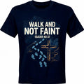 Christian Shirt Minimalist Walk And Not Faint Hiking AOP T-shirt