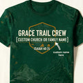Custom Christian Hiking Shirt Grace Trail Crew AOP T-shirt