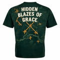 Christian Shirt Camo Hidden Blazes Of Grace Hiking AOP T-shirt