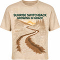 Christian Shirts For Teen Girls Sunrise Switchback Hiking AOP T-shirt