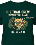 Custom Christian Hiking Shirt Trail Crew AOP T-shirt