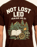 Christian Compass Shirt Not Lost Led Hiking AOP Tee