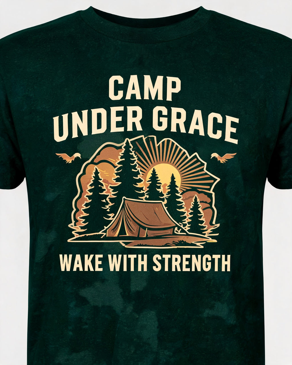 Christian Camp Shirt Camp Under Grace Hiking AOP T-shirt
