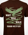 Christian Shirt Green Wait Rise Walk Hiking AOP Tee