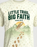 Christian Gifts For Kids - Little Trail Big Faith Isaiah 40:31 Youth Short-sleeve AOP T-shirt