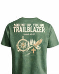 Christian Shirt For Boys - Boys Mount Up Hiking Faith Isaiah 40:31 Short-sleeve AOP T-shirt