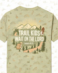 Christian Shirt Kids - Trail Kids Wait On The Lord Isaiah 40:31 Short-sleeve AOP T-shirt
