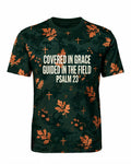 Christian Shirt Camo Covered In Grace Hunting AOP T-shirt