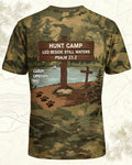 Personalized Christian Hunting Shirts For Men Hunt Camp Psalm 23 AOP T-shirt